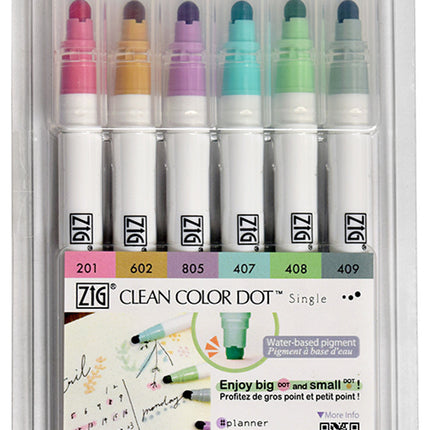 Clean Color Dot Single - Set 6 - Mild Smoky Colors