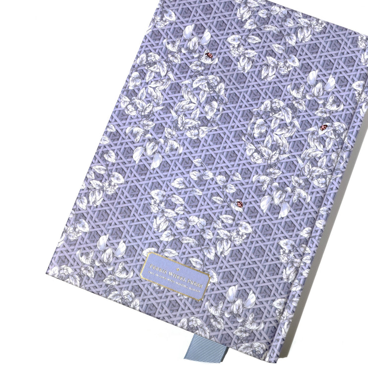 Sketchbook A5 - Enveloped in Rattan - Violet Blue