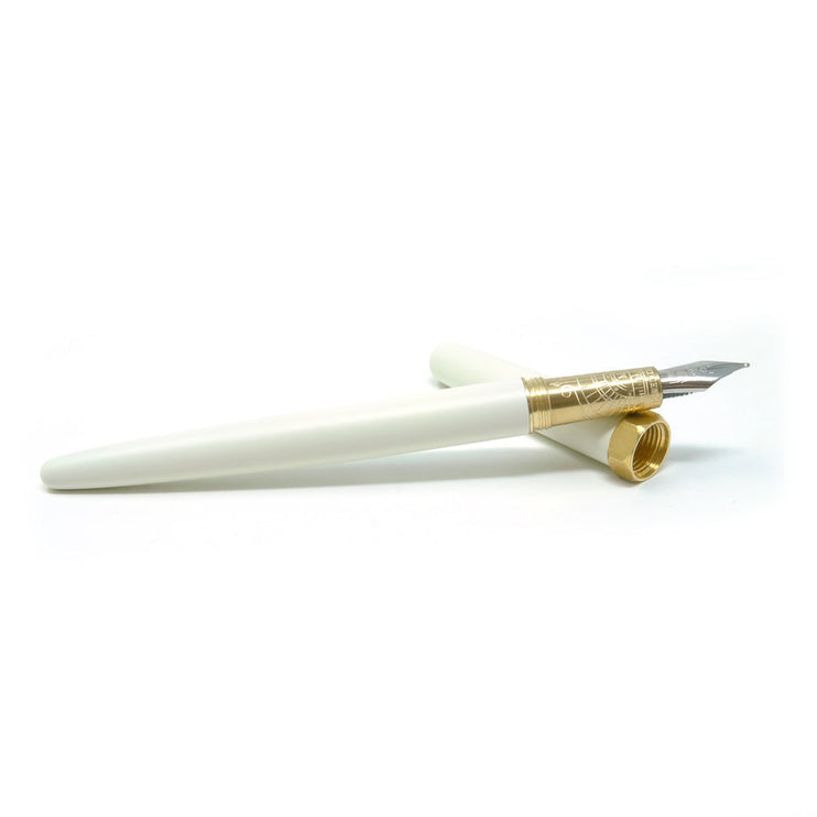 Brush Fountain Pen - Creme Glacee Satin (mate)