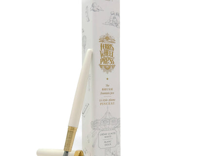 Brush Fountain Pen - Creme Glacee Satin (mate)