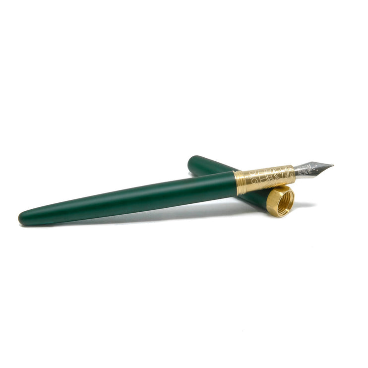 Brush Fountain Pen - Lord Evergreen Satin (mate)