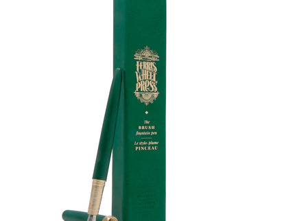 Brush Fountain Pen - Lord Evergreen Satin (mate)