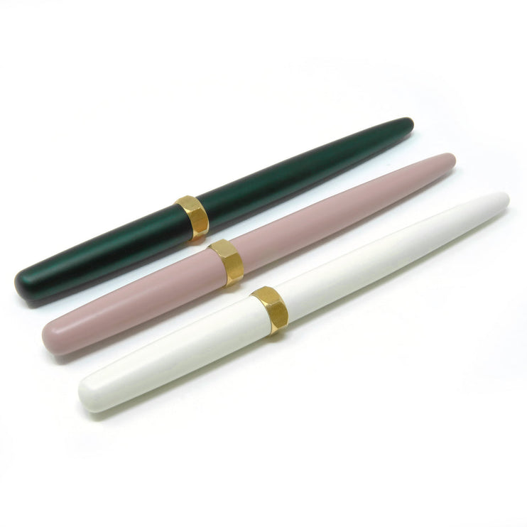 Brush Fountain Pen - Lord Evergreen Satin (mate)