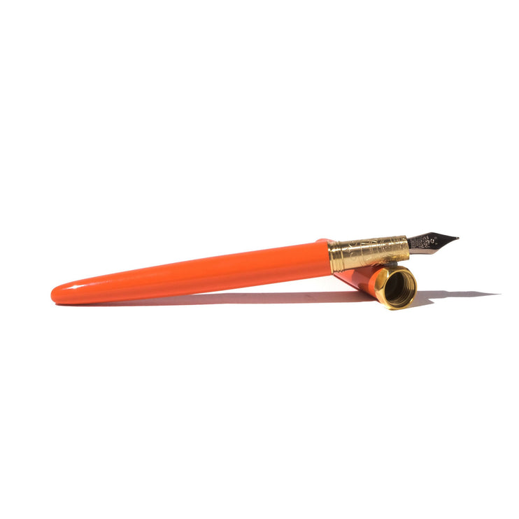 Brush Fountain Pen - Persimmon - M