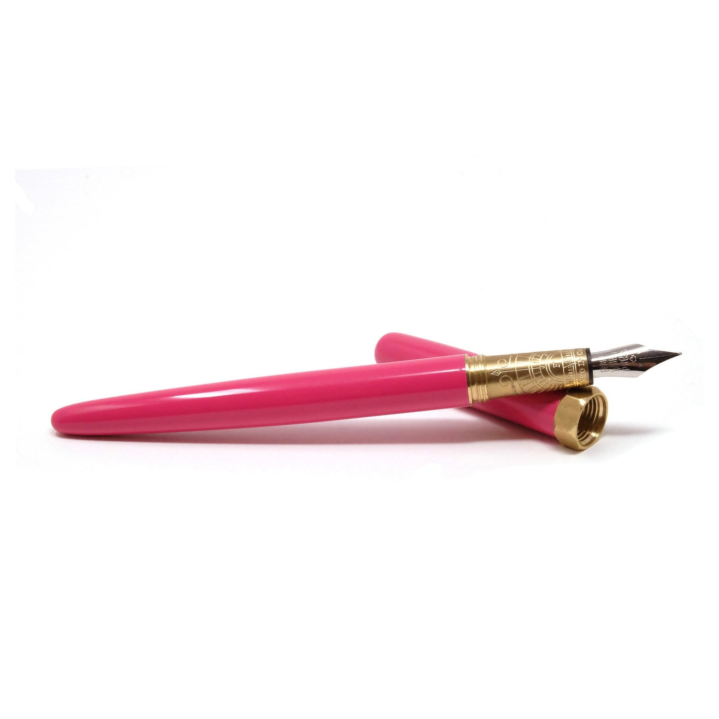 Brush Fountain Pen - Piccadilly Pink - M