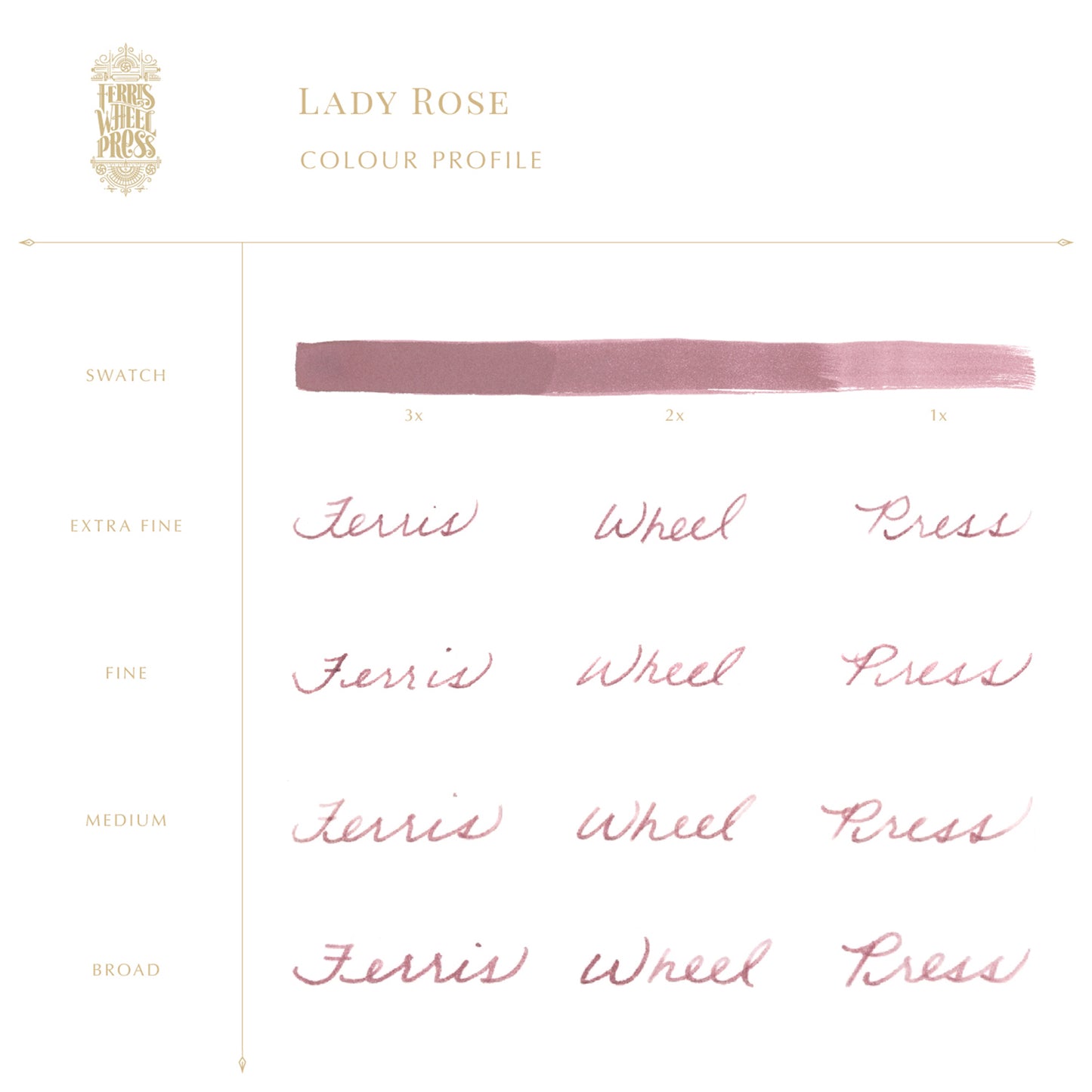 Tinta de 85mL - Lady Rose