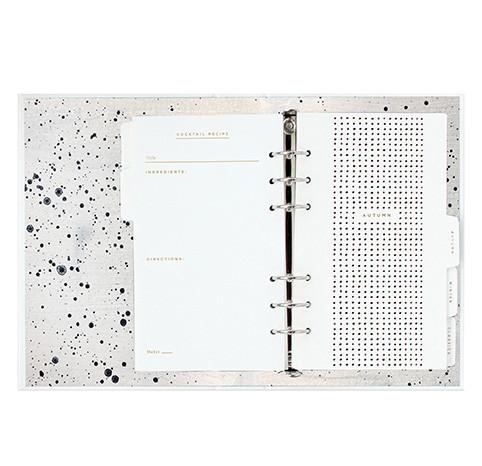 Cocktail Recipe Binder - Gray