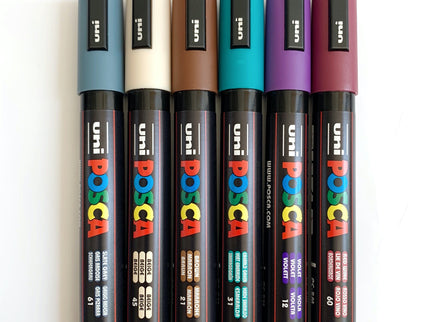 Set de 6 Posca PC-5M - SOHO