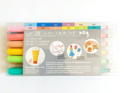 Clean Color Dot - Set de 12