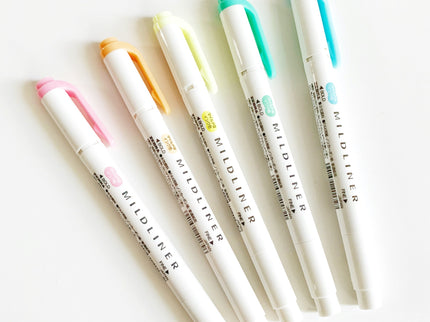 Mildliner - Set 5 - Mild and Fluorescent