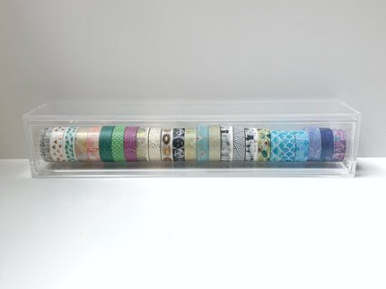 Organizador Acrílico para Washi Tapes  - 1 Fila