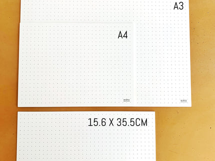 Cutting Mat A3 - Blanco Dot Grid