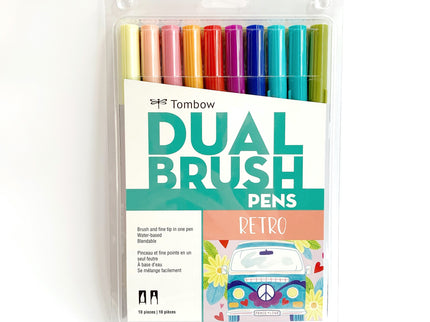 Dual Brush Pens - Retro