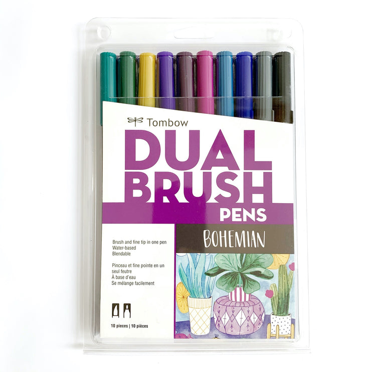 Dual Brush Pens - Bohemian