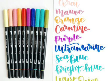 Dual Brush Pens - Retro