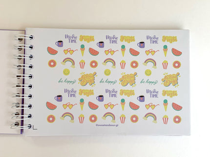 Libreta Espiral - No Bad Days + Stickers