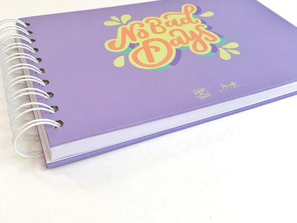 Libreta Espiral - No Bad Days + Stickers