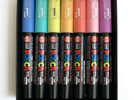 Set de 7 Posca PC-1M - Pastel