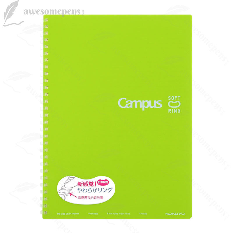 Soft Ring Notebook B5 - 40 Hojas - Light Green