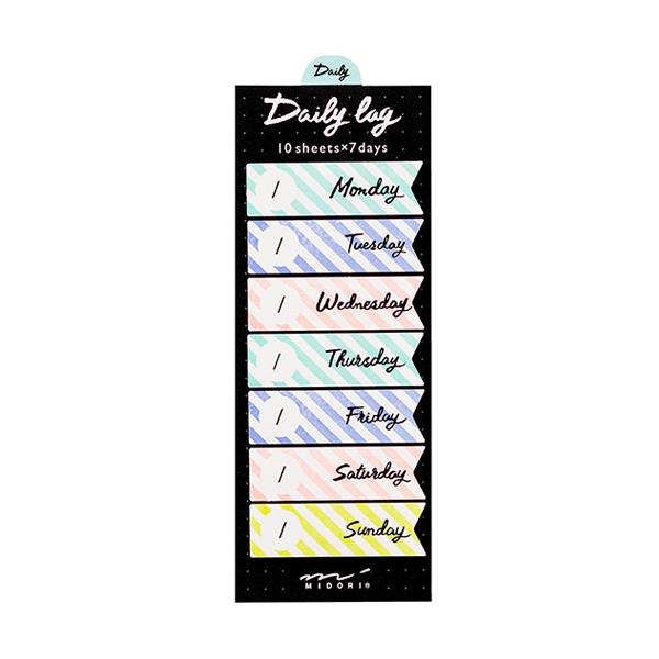 Stickies - Daily Log - Listón Días de la Semana