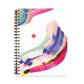 Painted Notebook - Candy Swirl - Blank