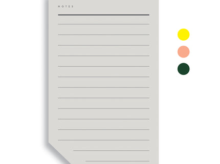 Bloc de notas Colorblock - Grande