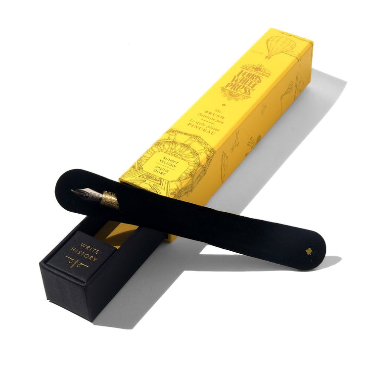 Brush Fountain Pen - Sunset Yellow - M