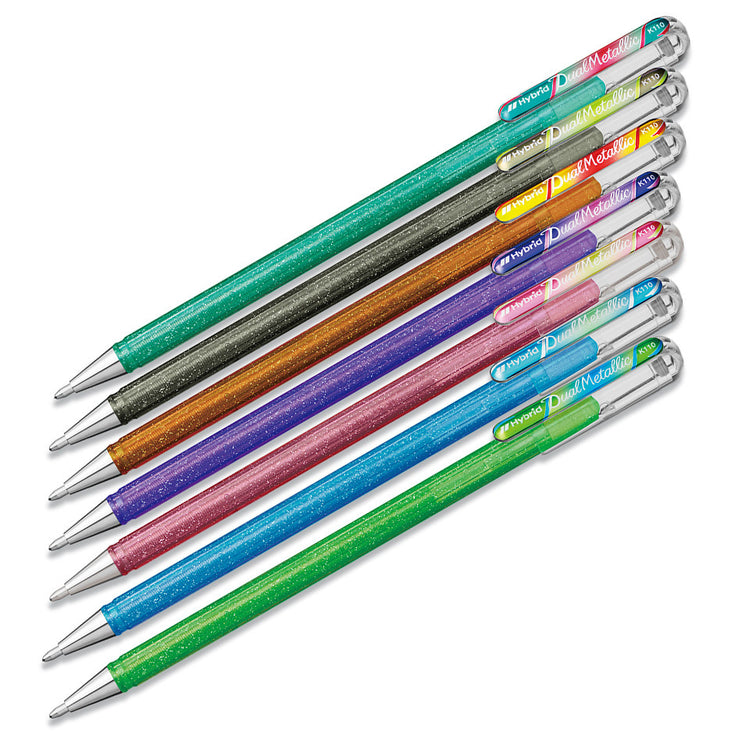 Lapiceros Hybrid Dual Metallic Glitter - (Unidad)