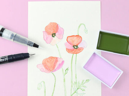 Exploring Watercolor Set - Flores