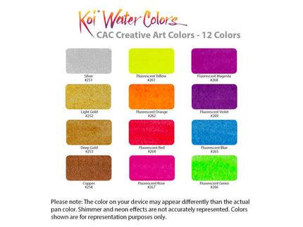 Koi Acuarelas - Pocket Field Set 12 - Perladas