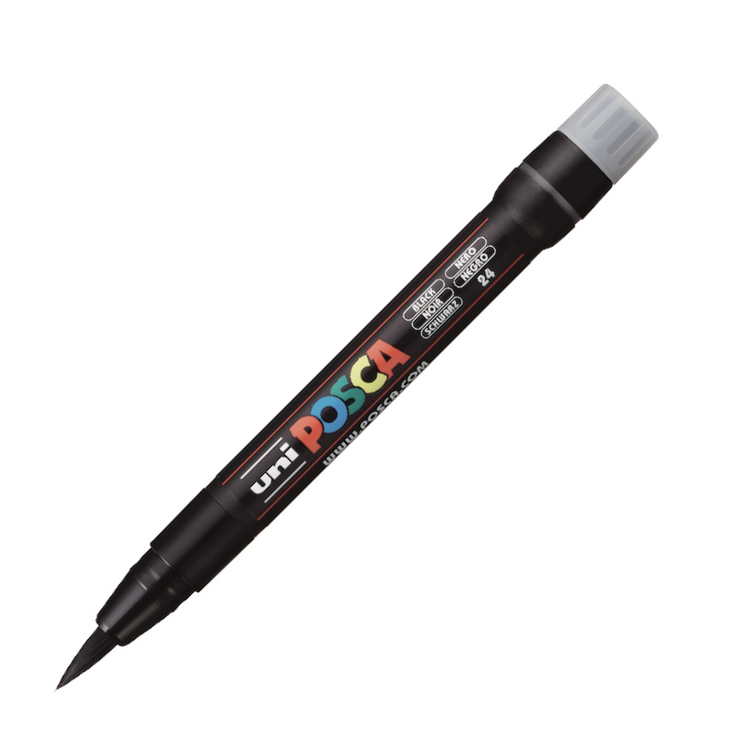 Posca Brush - PCF-350 - Negro