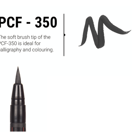 Posca Brush - PCF-350 - Negro