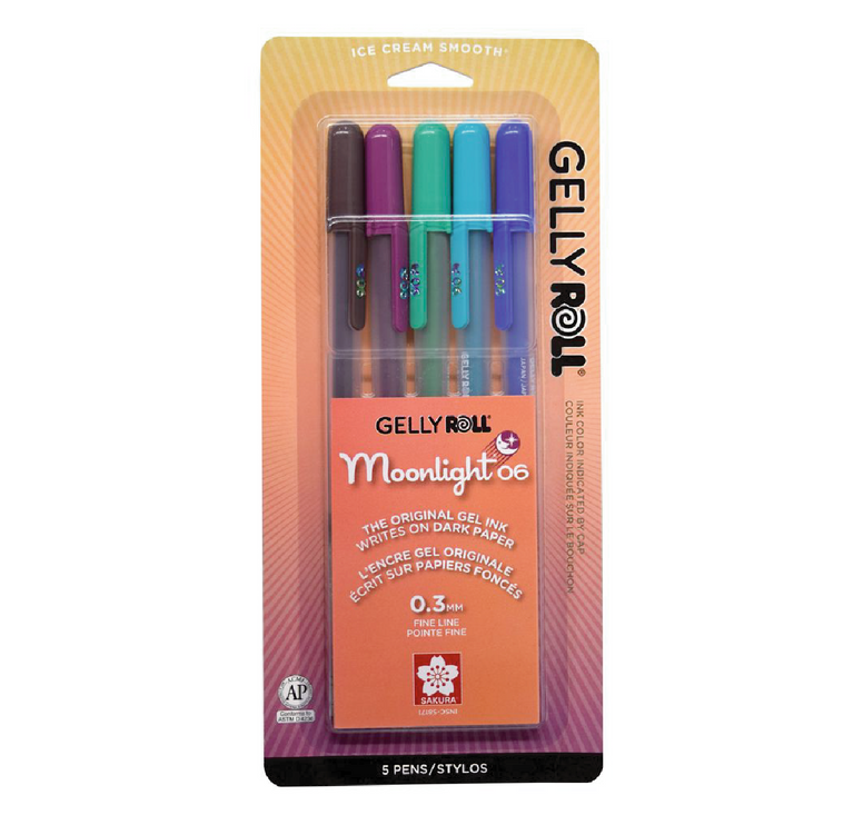 Gelly Roll Moonlight 0.6 - Set de 5 - Twilight