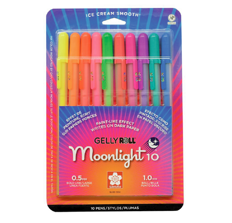 Gelly Roll Moonlight 1.0 - Set de 10