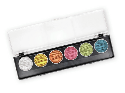 Set de 6 Acuarelas Perladas - Candy