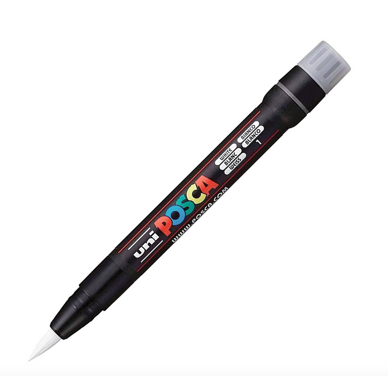 Posca Brush - PCF-350 - Blanco