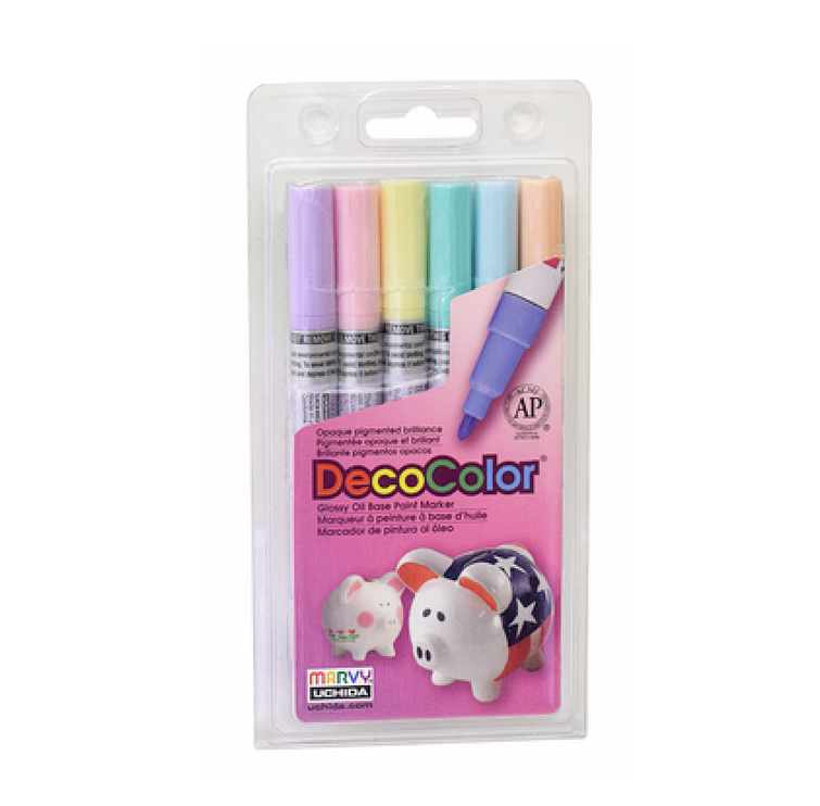 DecoColor - Pastel - Set de 6