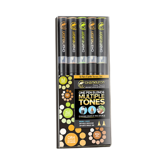 Chameleon Pens - Set de 5 - Earth tones