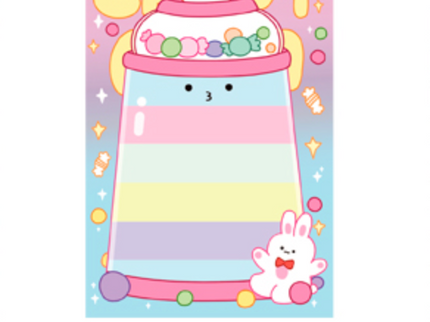 Mini Note Pad Cartoon - 100 hojas