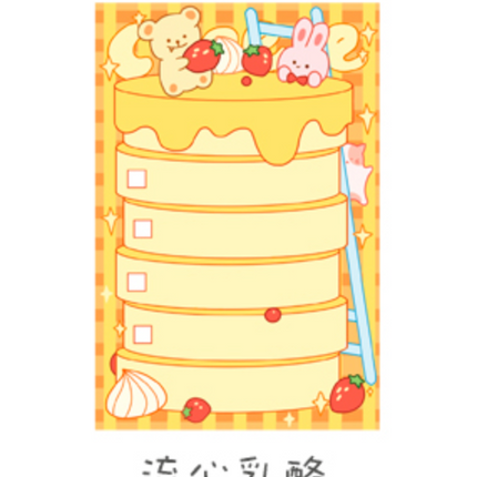 Mini Note Pad Cartoon - 100 hojas