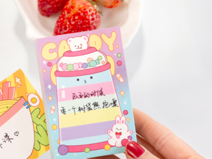 Mini Note Pad Cartoon - 100 hojas