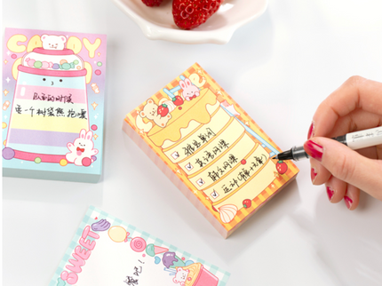 Mini Note Pad Cartoon - 100 hojas