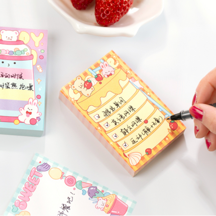 Mini Note Pad Cartoon - 100 hojas