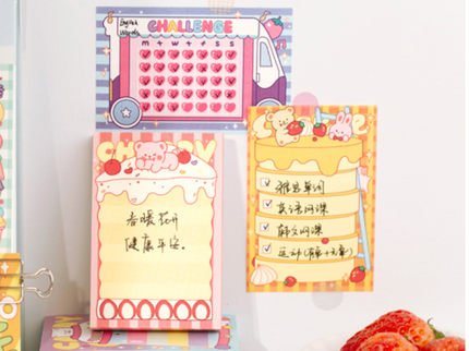 Mini Note Pad Cartoon - 100 hojas