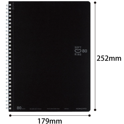 Soft Ring Notebook B5 - 80 hojas - Líneas - Kraft