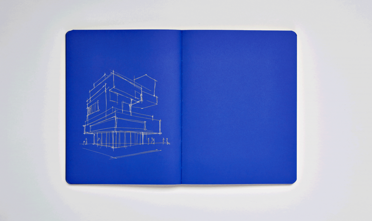 Cuaderno "Not White" - Blue