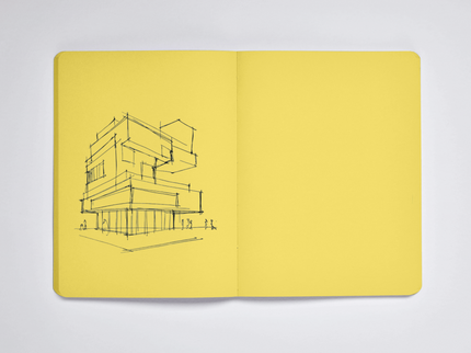 Cuaderno "Not White"  - Yellow