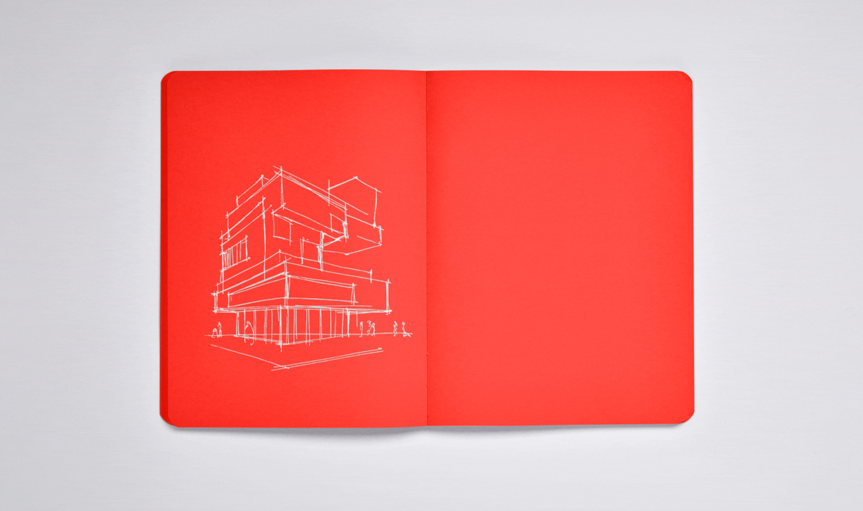 Cuaderno "Not White"  - Red