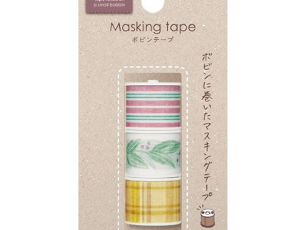 Bobbin - 3 Mini Washi - Linen