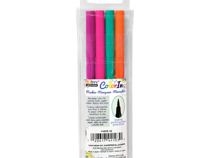 Color In Brushpens - Set de 4 - Bright